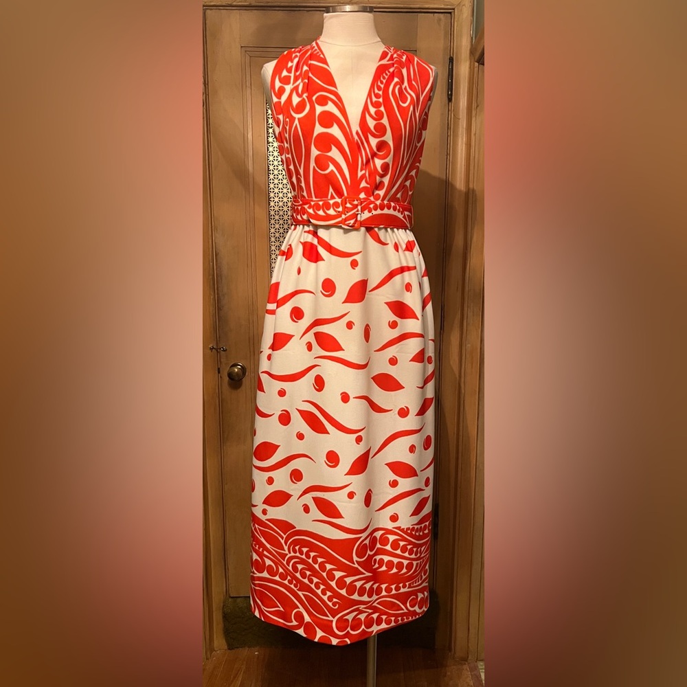 Vintage LESLIE FAY maxi dress 12